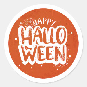 Happy Halloween Party - Halloween-Kostüm Runder Aufkleber