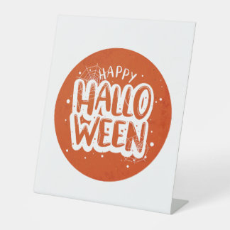Happy Halloween Party - Halloween-Kostüm Sockelschild