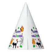 Happy Halloween Party Hat Partyhütchen (Rückseite)