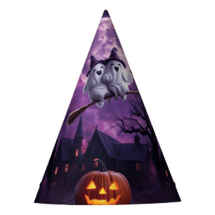 Happy Halloween Party Hats - Fun Spooky Kostüm Partyhütchen