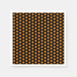 Happy Halloween Party Hexs Niedlicher Kürbis Serviette