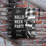 Happy Halloween | Party Hipster Skelett Postkarte<br><div class="desc">Happy Halloween | Party Hipster Skelett</div>