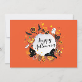 Happy Halloween Party Holiday moderne Design Einladung