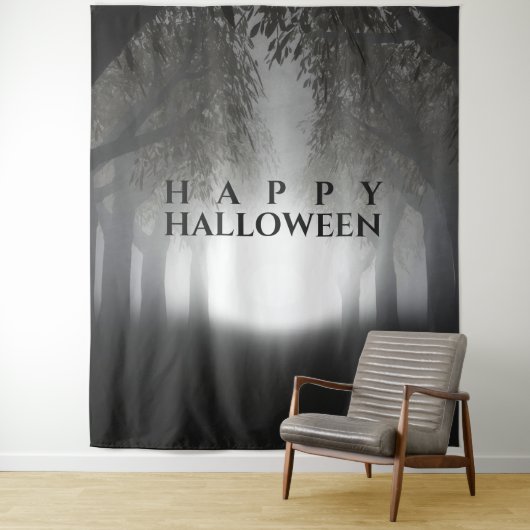 Happy Halloween Party Kostüm Foto Stand Hintergrun Wandteppich (Beispiel)