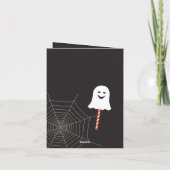 Happy Halloween Party "Leckerei oder Trick" Magisc Einladung (Rückseite)