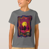 Happy Halloween Party "Leckerei oder Trick" Nachtv T-Shirt (Vorderseite)