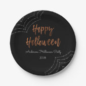 Happy Halloween Party Moderne Halloween-Teller Pappteller (Vorderseite)