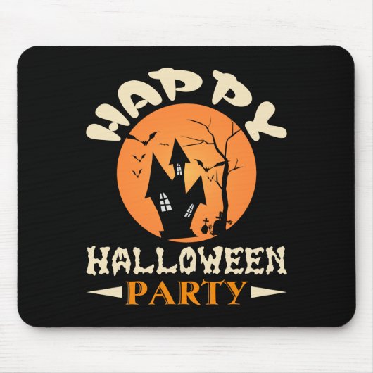 Happy Halloween Party Mousepad (Vorne)