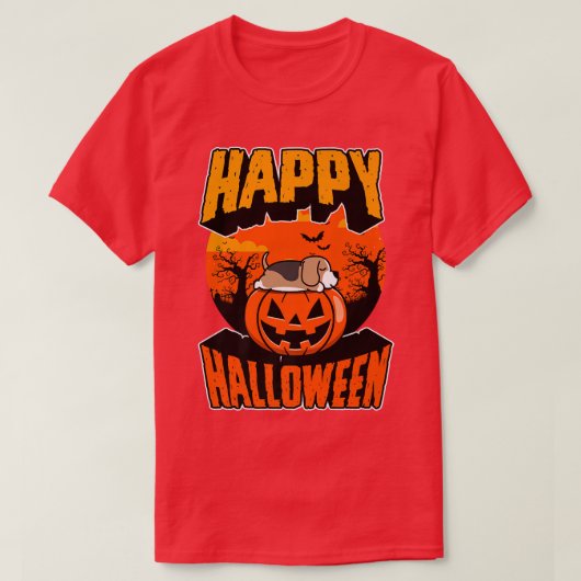 Happy Halloween Party Niedlich Napping Kawaii Beag T-Shirt (Design vorne)