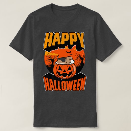 Happy Halloween Party Niedlich Napping Kawaii Beag T-Shirt (Design vorne)