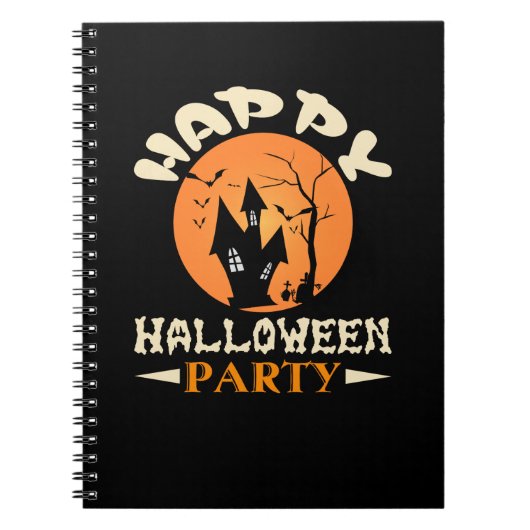 Happy Halloween Party Notizblock (Vorderseite)