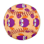 Happy Halloween Party Owl Baseball (Rückseite)