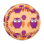 Happy Halloween Party Owl Baseball (Vorderseite Links)