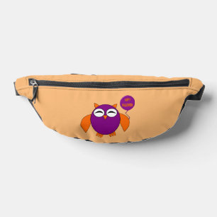 Happy Halloween Party Owl Bauchtasche