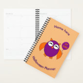 Happy Halloween Party Owl Custom Planner Planer (Anzeige)