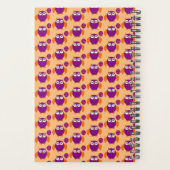 Happy Halloween Party Owl Custom Planner Planer (Rückseite)