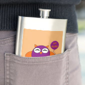 Happy Halloween Party Owl Flaschen Flachmann (Beispiel)
