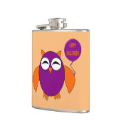 Happy Halloween Party Owl Flask Flachmann (Links)