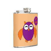 Happy Halloween Party Owl Flask Flachmann (Rechts)