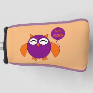 Happy Halloween Party Owl Golf Putter Abdeckung Headcover