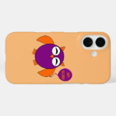 Happy Halloween Party Owl iPhone Case (Rückseite (Horizontal))