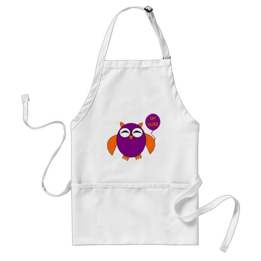 Happy Halloween Party Owl Kochen Schürze (Vorne)
