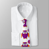 Happy Halloween Party Owl Krawatte (Gebunden)