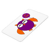 Happy Halloween Party Owl Magnet (Linke Seite)