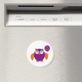Happy Halloween Party Owl Magnet (In Situ (Geschirrspüler))