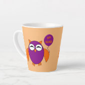 Happy Halloween Party Owl Milchtasse (Linke Ecke)