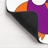 Happy Halloween Party Owl Mousepad (Ecke)