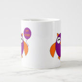 Happy Halloween Party Owl Tasse (Vorderseite)