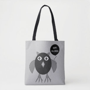 Happy Halloween Party Owl Tote Bag Tasche