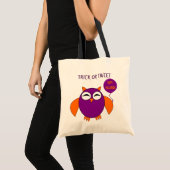 Happy Halloween Party Owl Trick oder Tweetete Cust Tragetasche (Vorderseite (Produkt))