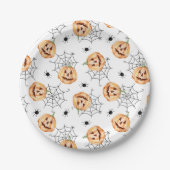 Happy Halloween Party Pappteller (Vorderseite)