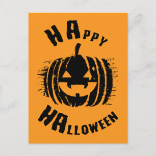 Happy Halloween Party Pumpkin Postkarte