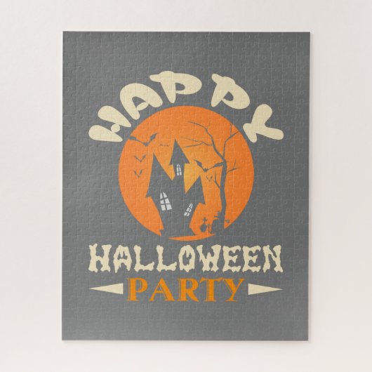 Happy Halloween Party Puzzle (Vertikal)