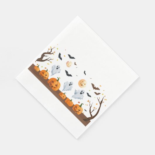 Happy Halloween Party Serviette (Ecke)