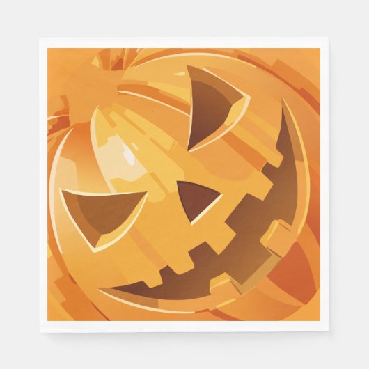 Happy Halloween Party Serviette (Vorderseite)