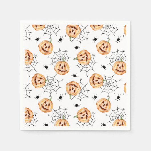 Happy Halloween Party Serviette (Vorderseite)