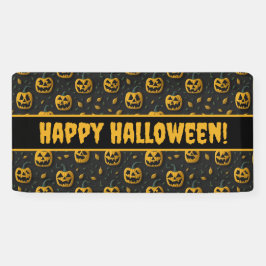 Happy halloween Party spooky Kürbis Cartoon dunkel Banner