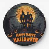 Happy Halloween Party Teller (Vorderseite)