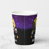 Happy Halloween Party Vampires Lila Pappbecher (Rechts)