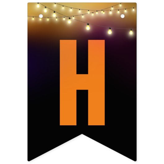 Happy Halloween Party Wimpelkette (Zweite Fahne)