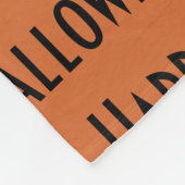 Happy Halloween Pattern Fleecedecke (Ecke)