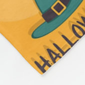 Happy Halloween Pattern Fleecedecke (Ecke)