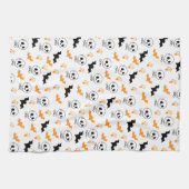 Happy Halloween Pattern Geschirrtuch (Horizontal)