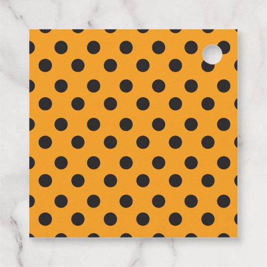 Happy Halloween Pattern Personalisierte Liebesmark Geschenkanhänger (Rückseite)