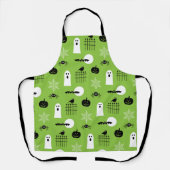 Happy Halloween Pattern Schürze (Vorderseite)