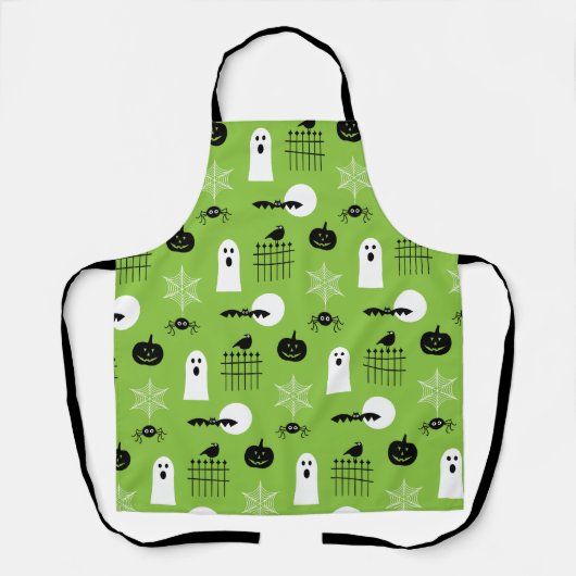 Happy Halloween Pattern Schürze (Vorderseite)